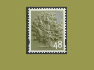 EN12 XEN12 48p OAK TREE Unmounted Mint ~ GB ENGLAND REGIONAL. - Picture 1 of 1