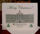 Christmas Cards & Envelopes Big Creek High School War WV-Choose set 5, 10, 20,50