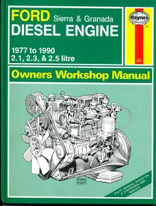 Ford Diesel Engine Sierra Granada Haynes Manual 1991 good clean condition - Picture 1 of 8