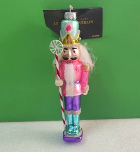 Robert Stanley NUTCRACKER Pink Jacket Hanging Glass Ornament - Picture 1 of 3