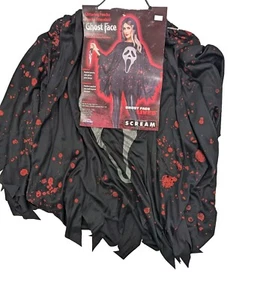 Hallowee Adult Women’s Ghost Face Scream Glitter & Blood Splatter Size 4-14 - Picture 1 of 5
