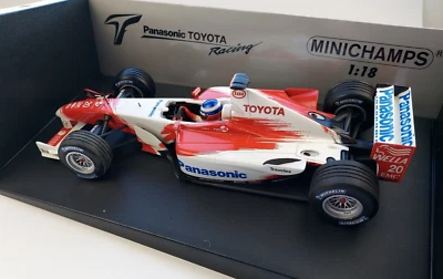 Minichamps Limited Formel 1 Modellauto 1:18 Panasonic Toyota Present. 2003 Panis - Bild 1 von 4