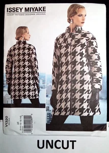 Chaqueta Abrigo Semi-Ajustada VOGUE Issey Miyake SIN CORTES Patrón V1320 Misses Talla 6-14 - Imagen 1 de 8