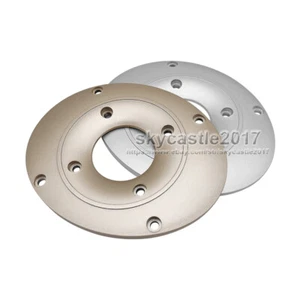 2x 111x91mm Tweeter Cubierta Panel Círculo Decorativo Altavoz Placa Fija 34mm Agujero - Imagen 1 de 9