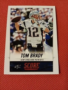 2014 TOM BRADY SCORE NFL CARD #128 NEW ENGLAND PATRIOTS NE TB BUCCANEERS TB12 - Bild 1 von 2
