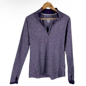 Nike Pullover Oberteil Half Zip leicht lila Athleisure Aktiv Laufen Gr. Small - Bild 1 von 10