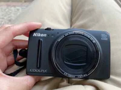 Nikon Coolpix S9700 Compact Digital Camera 30x Optical 16.05MP precious black - Image 1 of 4