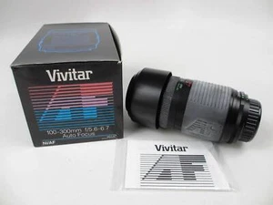 *NEW* Vivitar AF for NIKON AF 100-300mm f/5.6-6.7 Lens- Japan - Picture 1 of 6