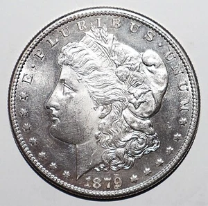 1879 S Morgan Dollar CHOICE BU (S117) - Foto 1 di 2
