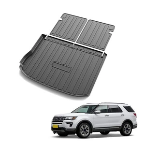 Cargo Mat & Backrest Mats Fit for 2011-2019 Ford Explorer(Only for Upper Floo... - Picture 1 of 7