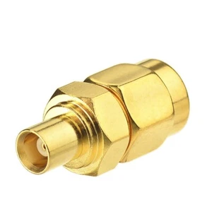 SMA-MCX Adapter SMA Male Plug to MCX Female Jack straight Coaxial Connector - Picture 1 of 4