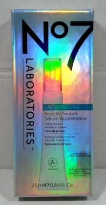 Suero potenciador corrector de línea No7 Laboratories 7x concentración 0,84 fl oz NUEVO Foto 1 de 4