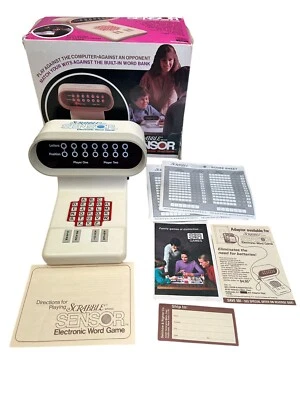 Vintage Electronic Scrabble Word Game By Selchow & Righter USA 1970s, Works! - Image 1 of 4