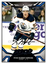 Ryan Nugent-Hopkins 2022-23 Upper Deck MVP Blue Script #46 NHL Oilers ID:65516