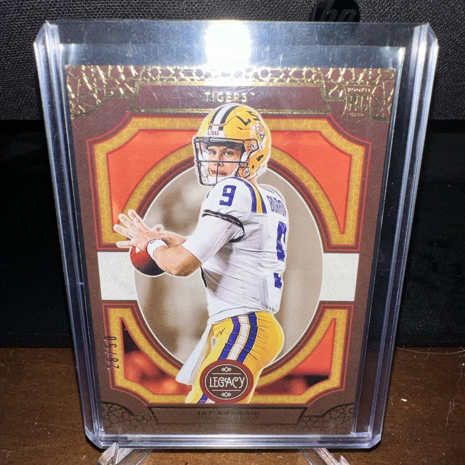 2020 Panini Legacy Joe Burrow RC Dare to Tear Unripped Case Hit Rare /50 SP - Image 1 of 2