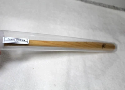 REDS Autographed Mini Bat - Curtis Goodwin - Image 1 of 4