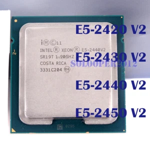 Intel Xeon E5-2420 V2 E5-2430 V2 E5-2440 V2 E5-2450 V2 2470 V2 LGA 1356 CPU - Picture 1 of 9