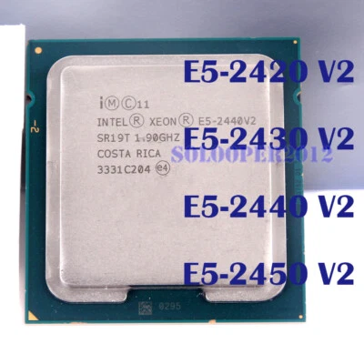 Intel Xeon E5-2420 V2 E5-2430 V2 E5-2440 V2 E5-2450 V2 2470 V2 LGA 1356 CPU - Image 1 of 2