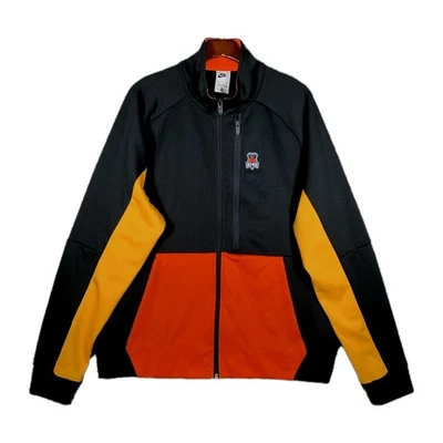 Chaqueta de Pista de Baloncesto Nike Para Hombre XL Frenzy Skull Negra Naranja Amarilla ¡NUEVA! Foto 1 de 4