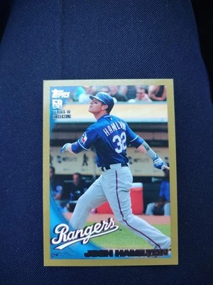 2010 Topps - Josh Hamilton #175 Gold /2010 (JGA) - Image 1 of 2