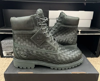 Timberland 6 pulgadas Premium Bota Grano Completo - Tejida Verde Oscuro 2025 Para hombres EE. UU. 10.5 Foto 1 de 4