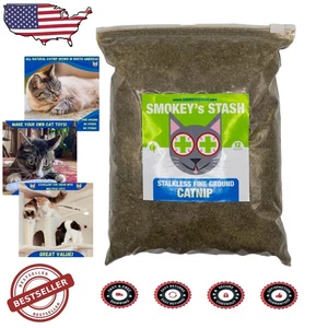 12oz Bulk Catnip - Strong, Fresh Organic North American Grown, Resealable Bag - Picture 1 of 6