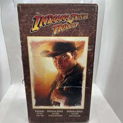 The Indiana Jones Trilogy VHS 3-Tape Set 1989 - Image 1 of 4