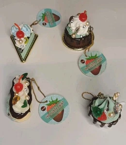 Sweets Cake Japan Deserts Keychains Lot Of 4 - Picture 1 of 6