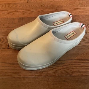 Women's Hunter Original Play Clog Mules Waterproof Slip On Shoes Size 8 - Picture 1 of 4