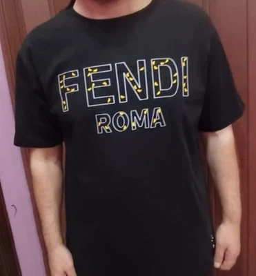 FENDI Men's black blouse, size XL - Image 1 of 4