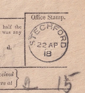 Stechford Birmingham 1918 Telegram - Arriving Tonight - Picture 1 of 3