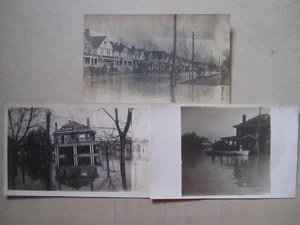 Inundación del río Ohio 1913, 3 RPPC, Huntington, Virginia Occidental, ¡bonito! - Imagen 1 de 5