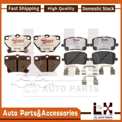 Raybestos 8 pastilhas de freio dianteiro traseiro compatível com Toyota Corolla 1.8L Toyota Matrix 1.8L - Imagem 1 de 4