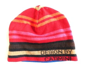 Catimini knit - cap, red - brown striped size 54 (T4) - Picture 1 of 1