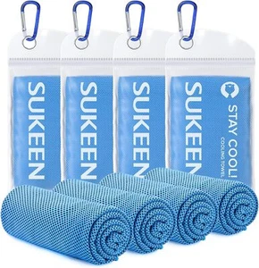 4 Pack Cooling Towel 40"x12"Ice TowelSoft Breathable Chilly TowelMicrofiber T... - Picture 1 of 12