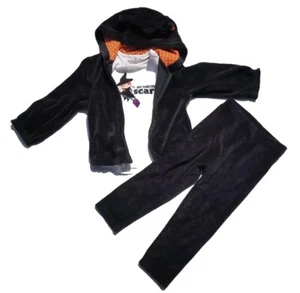 Girls Gymboree Shirt Pants Jacket Size 2T Outfit Vtg Halloween Black Cat Witch - Picture 1 of 12