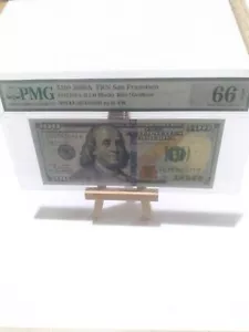 PMG Gem Uncirculated 66EPQ Fr. 2187-L $100 2009A Federal Reserve Note - Picture 1 of 4