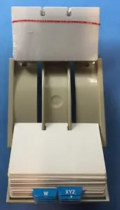 Rolodex VIP File Model VIP-35 Zephyr American Corp Vintage - Picture 1 of 4