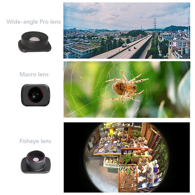 Lente profesional macro gran angular ojo de pez para cámara cardán portátil DJI OSMO Pocket 2 1 Foto 1 de 4