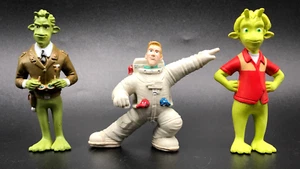 Planet 51 Lot of 3: LEM, CHUCK, GENERAL GRAWL Jazwares 2009 pvc 3" Action Figure - Picture 1 of 7