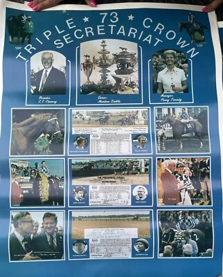 Póster SECRETARIAT 1973 TRIPLE CORONA Foto 1 de 4