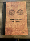 Vintage Library of Coins Album Buffalo Nickels 1913 - 1938 Vol. 6 + 14 coins