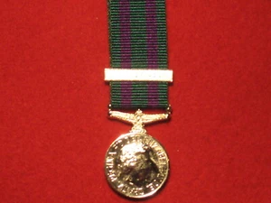 Miniature GSM 2008 Medal With Gulf Of Aden Clasp and ribbon - Picture 1 of 2
