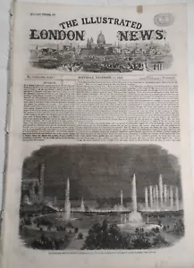 The Illustrated London News, 19 novembre 1859 guerre au Maroc ; festival Schiller - Photo 1 sur 12