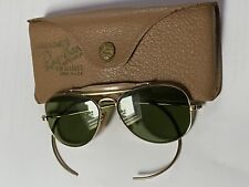 Vintage 40s Ray Ban B&L Aviator Childs Kids Youth 1/10 12k GF Sunglasses w/Case