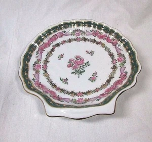 "Jabón de caramelo de porcelana plato pequeño tazón de almeja en forma de flor floral diseño 6" - Imagen 1 de 12