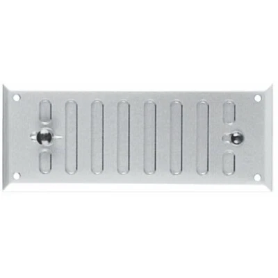 Grille d'aération plate - grille métallique réglable - 175x70 mm BRICOZOR - Photo 1/3