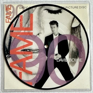 DAVID BOWIE -Fame 90 (Gass Mix)- Rare UK 1990 7” Picture Disc (Vinyl Record) - Picture 1 of 4