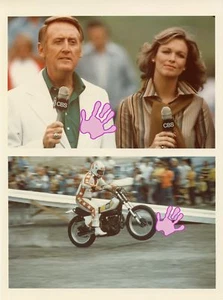 SFIDA DEI SESSI CBS FOTO SPORTIVA CELEBRITÀ INVESTIGATORE FILE PHYLLIS GEORGE - Foto 1 di 3
