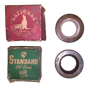 1935-1949 Lafayette & Nash Rear Wheel Inner Oil Seals PAIR replace 28265 - Picture 1 of 3